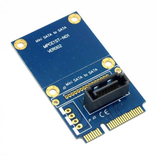 MINI SATA à 7 broches SATA Mini PCI-E Disque dur Carte d'extension Carte d'extension (Bleu) SM189L1223-04