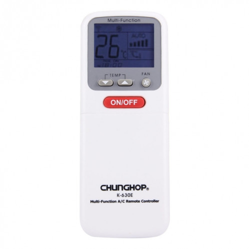 CHUNGHOP K-630E Télécommande universelle pour climatiseur LCD SC020254-08