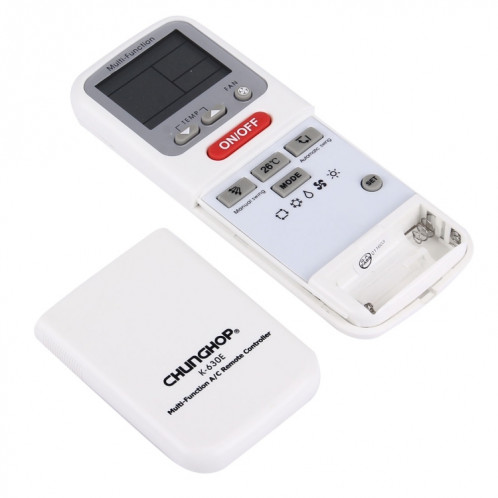 CHUNGHOP K-630E Télécommande universelle pour climatiseur LCD SC020254-08