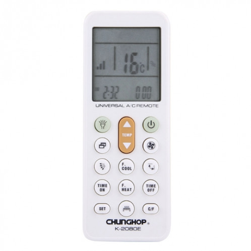 CHUNGHOP K-2080E Télécommande universelle pour climatiseur LCD SC0203192-09