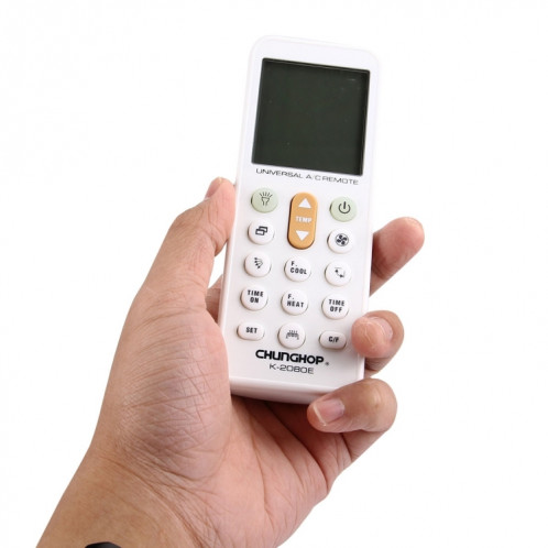CHUNGHOP K-2080E Télécommande universelle pour climatiseur LCD SC0203192-09