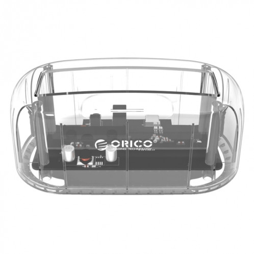 ORICO 6139U3 2,5 / 3,5 pouces Transparent SATA vers USB 3.0 Station d'accueil pour disque dur (Transparent) SO229T21-014