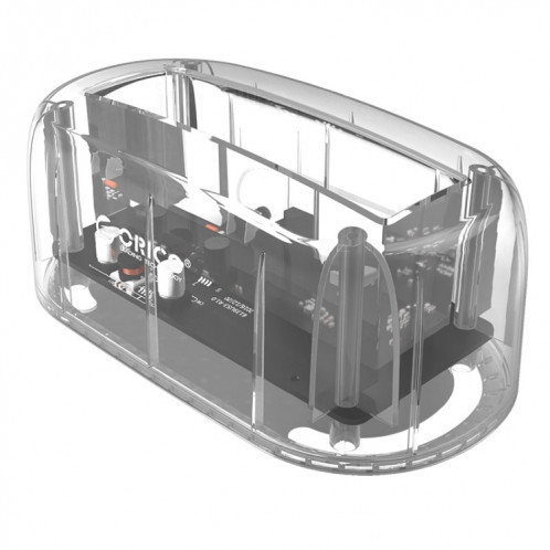 ORICO 6139U3 2,5 / 3,5 pouces Transparent SATA vers USB 3.0 Station d'accueil pour disque dur (Transparent) SO229T21-014