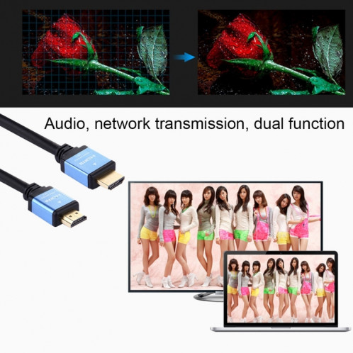 3m HDMI 2.0 version haut débit HDMI 19 broches mâle vers HDMI 19 broches mâle connecteur SH02701418-06