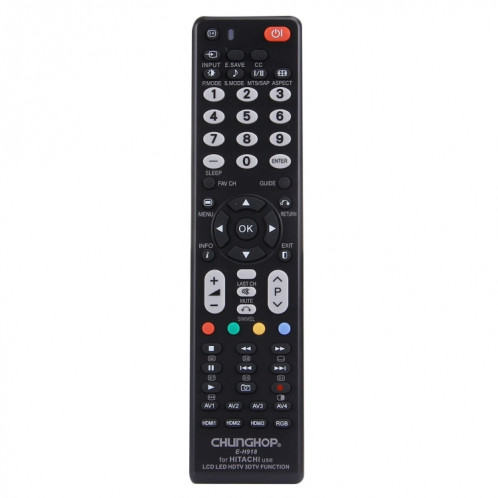 Télécommande universelle CHUNGHOP E-H918 pour TV LED HITACHI / TV LCD / HDTV / 3DTV SC0302751-09