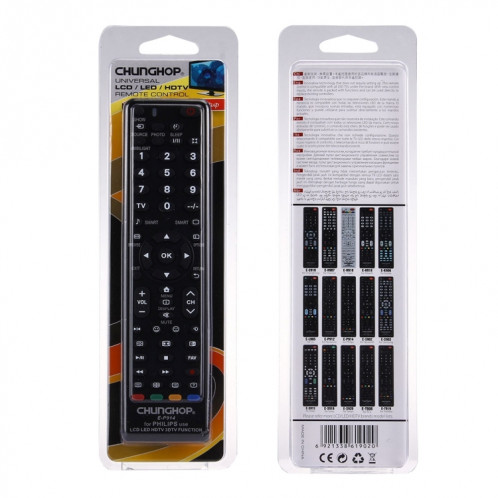 Télécommande universelle CHUNGHOP E-P914 pour PHILIPS LED LCD HDTV 3DTV SC03041622-09