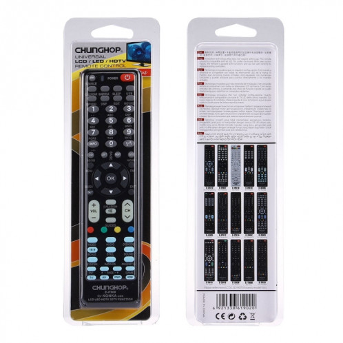 Télécommande universelle CHUNGHOP E-K906 pour KONKA LED TV / LCD TV / HDTV / 3DTV SC030544-010