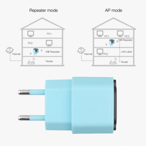 Amplificateur de signal sans fil AP / répéteur de la gamme WiFi 300Mbps, SH338A1086-011
