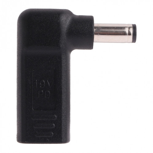 Connecteur adaptateur coudé USB-C / Type-C femelle à 5,5 x 2,1 mm mâle SH0425570-05