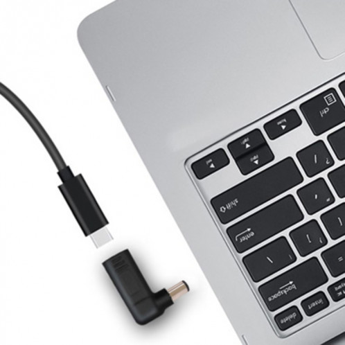 Connecteur adaptateur coudé USB-C / Type-C femelle à 7,4 x 5,0 mm pour ordinateurs portables HP SH0429505-04