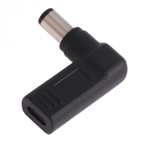 Connecteur adaptateur coudé USB-C / Type-C femelle à 7,4 x 5,0 mm mâle pour ordinateurs portables Dell SH0430568-04
