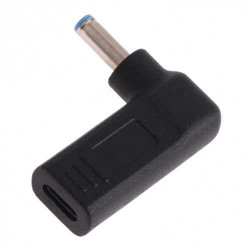 Connecteur adaptateur coudé USB-C / Type-C femelle à fiche mâle 4,5 x 3,0 mm (bleu) SH432L997-04
