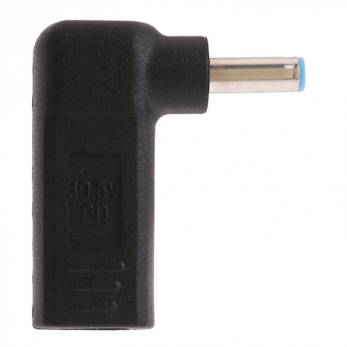 Connecteur adaptateur coudé USB-C / Type-C femelle à fiche mâle 4,5 x 3,0 mm (bleu) SH432L997-04