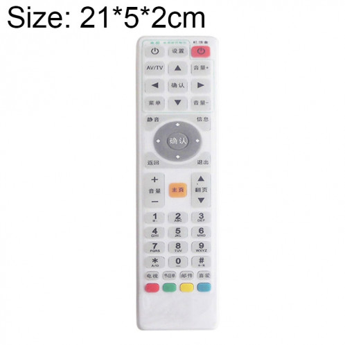5 PCS Smart TV Box Télécommande Étanche Housse De Protection En Silicone Antipoussière, Taille: 21 * 5 * 2cm SH04841055-05