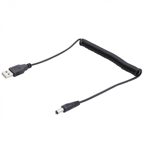 Câble enroulé par ressort de puissance de 1.5m USB à DC 5.5mm SC0518858-04