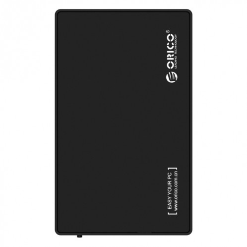 ORICO 3588US3 USB 3.0 Type-B 2.5 / 3.5 pouces SSD / SATA HDD boîtier de stockage disque dur boîte pour ordinateur portable PC de bureau (noir) SO537B1962-013