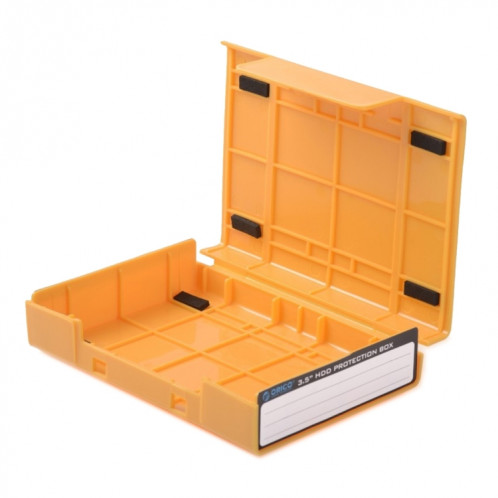 ORICO PHP-35 3.5 pouces SATA HDD Case disque dur disque protéger la boîte de couverture (Orange) SO540E399-08