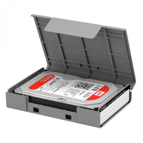 ORICO PHP-35 3.5 pouces SATA HDD Case disque dur disque protéger la boîte de couverture (gris) SO540H36-08