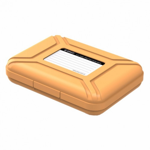 ORICO PHX-35 3.5 pouces SATA HDD Case disque dur disque protéger la boîte de couverture (Orange) SO541E1923-08