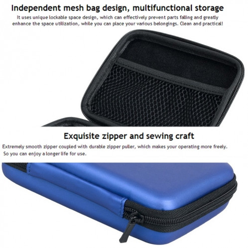 ORICO PHB-25 2.5 pouces SATA HDD Case disque dur disque protéger la boîte de couverture (bleu) SO570L1496-09