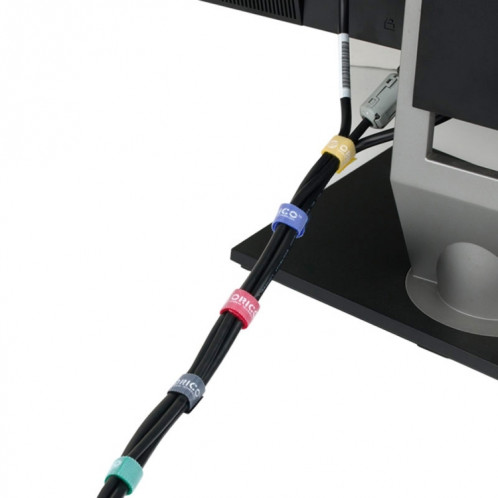 ORICO CBT-5S 5 en 1 Couleurs Crochet Réutilisable et Dividable et Loop Collant Collant Cravates pour Câble de Données / Cordon d'Alimentation, Longueur: 1m SO0572353-08