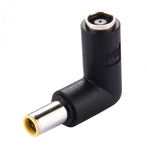 DC 7909 Mâle à DC 7909 Adaptateur Secteur pour Lenovo ThinkPad Ordinateur portable IBM, 90 degrés à angle droit SD0592556-04