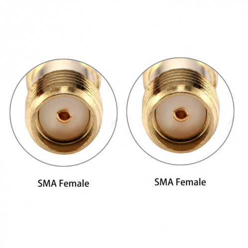 SMA Femelle vers SMA Femelle Connecteur Adaptateur (Or) SS595J1337-05