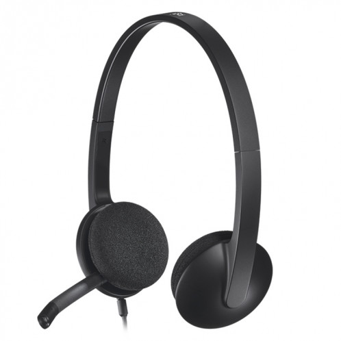 Logitech H340 Computer Office Education Formation Interface USB Microphone Filaire Casque SL0618407-07