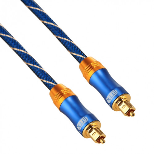 EMK LSYJ-A Câble audio numérique Toslink mâle / mâle à tête en métal plaqué or 20 m OD6.0mm SH0749861-07