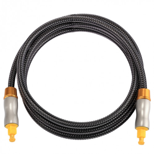 Tête en métal plaqué or de 1,5 m OD6.0mm tissé ligne mâle Toslink au câble audio optique numérique mâle SH07881849-07
