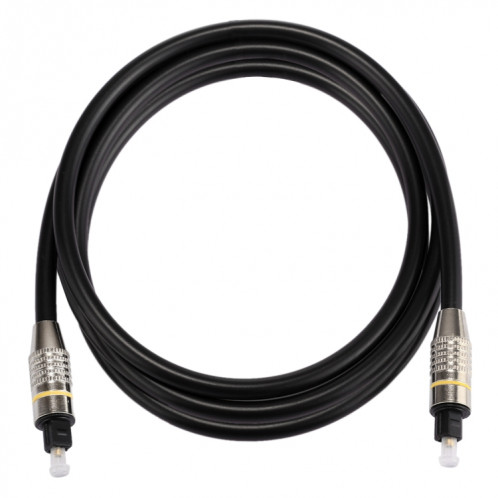 Câble audio Toslink mâle à mâle de 1.5m OD6.0mm en métal nickelé SH0793896-07