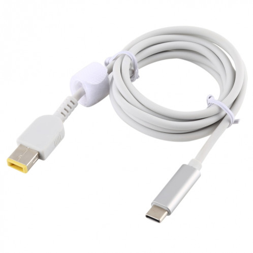 Câble de charge d'alimentation USB-C / Type-C vers Big Square Male pour Lenovo, longueur du câble: environ 1,5 m SH08081510-05