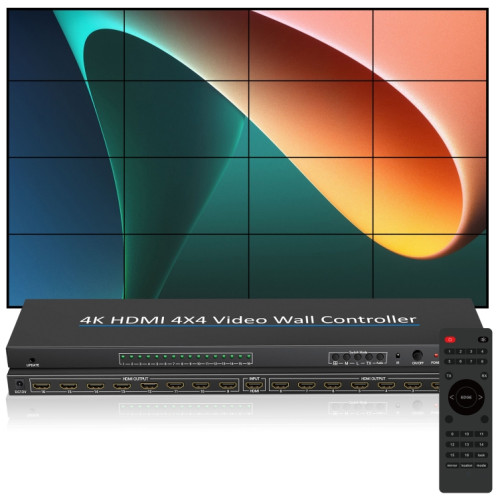 NK-H44 4K Ultra HD 4X4 HDMI contrôleur de mur vidéo processeur d'épissage multi-écran (prise ue) SH18EU1871-07