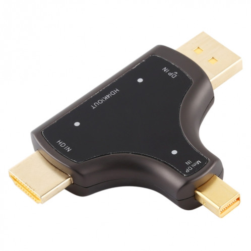 Adaptateur D62A DisplayPort + Mini DP + HDMI Mâle vers HDMI Femelle 3 en 1 SH084182-011