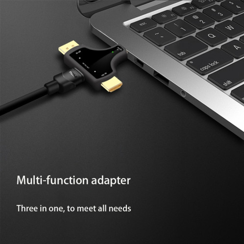 Adaptateur D62A DisplayPort + Mini DP + HDMI Mâle vers HDMI Femelle 3 en 1 SH084182-011