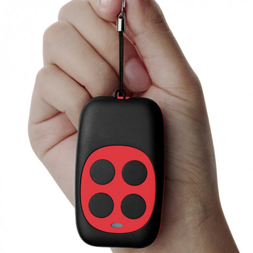 Copie à quatre touches colorées de porte de garage télécommande sans fil 433MHZ duplicateur de clonage de clé de copie (rouge) SH864R1562-05