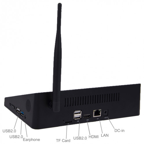 TV Box Style PiPo X9S Windows 10 Mini PC + tablette 8,9 pouces, Intel Cherry Trail X5-Z8350 Quad Core jusqu'à 1,84 GHz, RAM: 4 Go, ROM: 64 Go, Prise en charge WiFi / LAN / BT4.0 / HDMI ST08771029-09