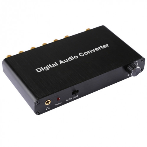 Convertisseur de décodeur audio numérique de 5.1CH avec le coaxial optique de Toslink SPDIF pour le théâtre à la maison / PS4 / PS3 / XBOX360, contrôle de volume de support, AC-3, DTS S50888199-06