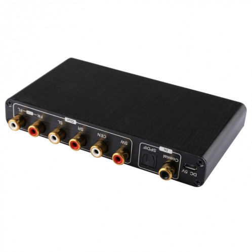 Convertisseur de décodeur audio numérique de 5.1CH avec le coaxial optique de Toslink SPDIF pour le théâtre à la maison / PS4 / PS3 / XBOX360, contrôle de volume de support, AC-3, DTS S50888199-06