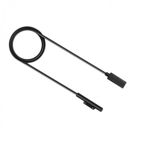 Câble de charge rapide USB-C / Type-C femelle à 6 broches mâle pour ordinateur portable PD pour Microsoft Surface Pro 7/6/5/4/3, longueur du câble: 0,2 m SH0890791-07