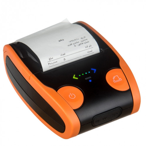 QS-5806 Imprimante thermique portative de reçu de position de Bluetooth de 58mm (orange) SH895E239-06