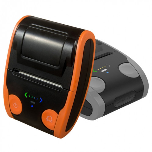 QS-5806 Imprimante thermique portative de reçu de position de Bluetooth de 58mm (orange) SH895E239-06