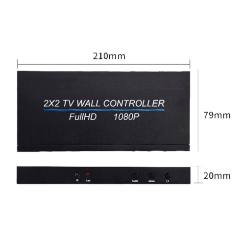 BT14 2X2 HDMI TV Wall Controller Processeur d'épissage multi-écran SH0903889-013