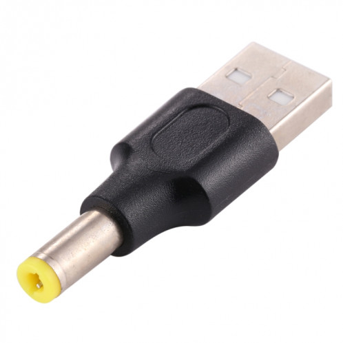 10 PCS 5,5 x 2,5 mm mâle à USB 2.0 mâle connecteur d'alimentation CC SH09211546-04