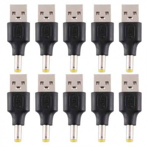 10 PCS 4,8 x 1,7 mm mâle à USB 2.0 mâle connecteur d'alimentation CC SH0922825-04