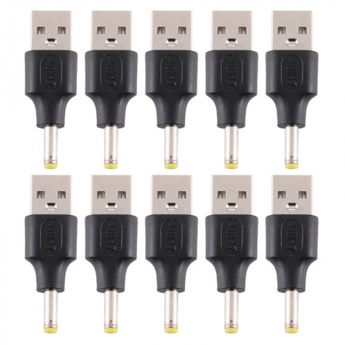 10 PCS 4.0 x 1.7mm mâle à USB 2.0 mâle connecteur d'alimentation CC SH09231045-04