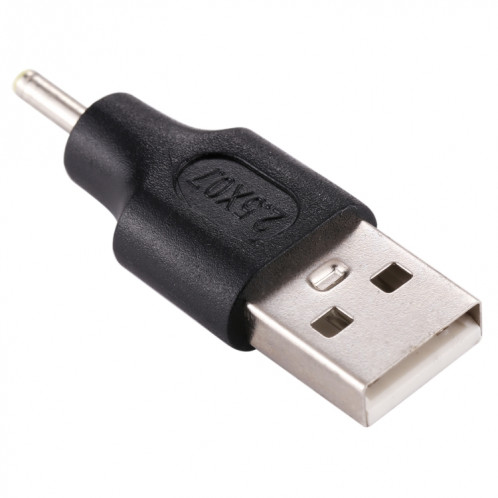 10 PCS 2,5 x 0,7 mm mâle à USB 2.0 mâle connecteur d'alimentation CC SH0924310-04