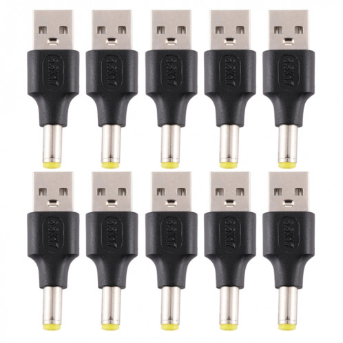 10 PCS 5,5 x 1,7 mm mâle à USB 2.0 mâle connecteur d'alimentation CC SH09261815-04