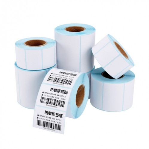 10 PCS 40x20x1500 papier d'étiquette de code à barres thermique auto-adhésif SH09401695-05