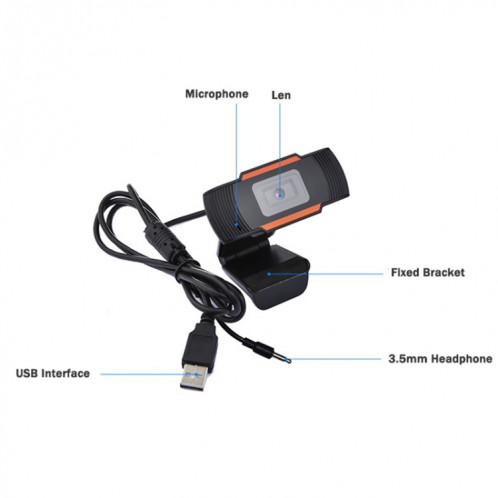 Caméra USB 720P à mise au point manuelle avec microphone SH09411318-011